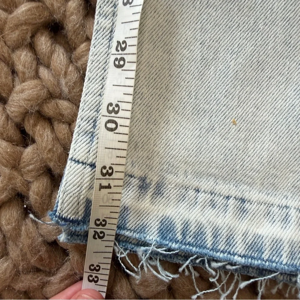 NWOT rag & bone Harlow Midrise Straight Jeans - raw hem light Raquel wash 28